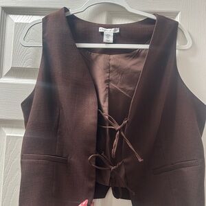 Sincerely Jules Chocolate Brown Vest
